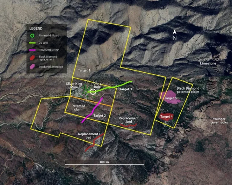 Prismo Metals Reports Positive Results from Reconnaissance Mapping and Sampling at Silver King Project, Arizona